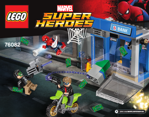 Bruksanvisning Lego set 76082 Super Heroes Bankomatkupp