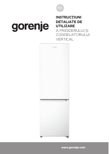 Manual Gorenje NRK418EEW4 Combina frigorifica