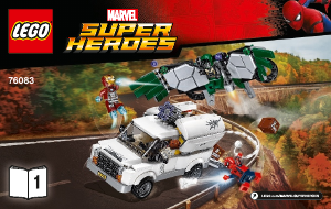 Bruksanvisning Lego set 76083 Super Heroes Varning för Vulture