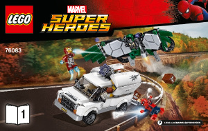 Manual Lego set 76083 Super Heroes Beware the Vulture