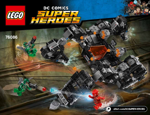 Manual Lego set 76086 Super Heroes Atacul din tunel al lui Knightcrawler