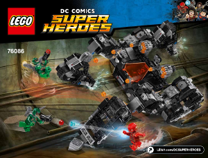 Manuale Lego set 76086 Super Heroes Attacco nel tunnel del Knightcrawler