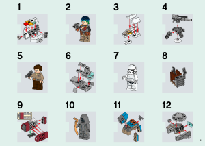 Manual Lego set 75184 Star Wars Advent calendar