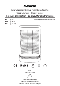 Mode d’emploi Auronic AU3132 Chauffage