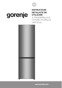 Manual Gorenje RK58EPS4 Combina frigorifica