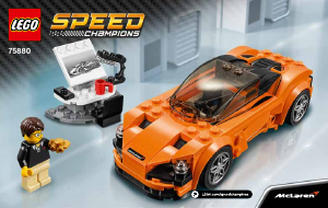 Manual Lego set 75880 Speed Champions MacLaren 720S