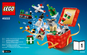 Manual Lego set 40222 Seasonal Christmas build-up