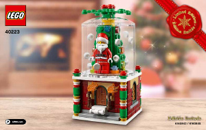 Bedienungsanleitung Lego set 40223 Seasonal Schneekugel