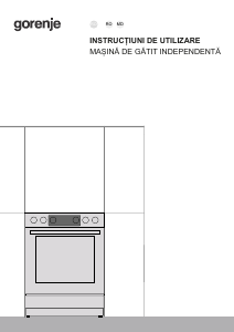 Manual Gorenje GK5C63WH Aragaz