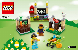 Manual Lego set 40237 Seasonal Easter egg hunt