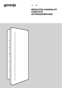 Használati útmutató Gorenje RI517E41WF Hűtőszekrény