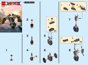 Handleiding Lego set 30379 Ninjago Quake mech