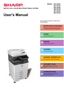 Handleiding Sharp MX-3570N Multifunctional printer