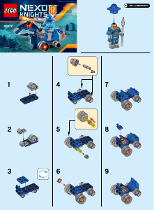 Mode d’emploi Lego set 30377 Nexo Knights Moto cheval