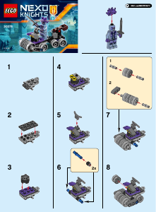 Mode d’emploi Lego set 30378 Nexo Knights La mini tête d'assaut