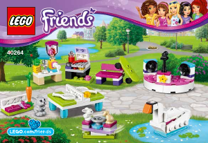 Manual Lego set 40264 Friends Build my Heartlake City accessory set