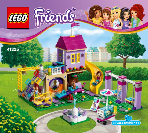 Käyttöohje Lego set 41325 Friends Heartlake Cityn leikkikenttä