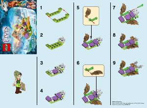 Manual Lego set 30375 Elves Siras adventurous airglider