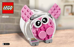 Manual Lego set 40251 Creator Piggy bank