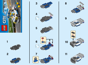 Manual Lego set 30352 City Carro policial