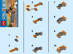Manual Lego set 30353 City Tractor