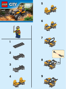 Bedienungsanleitung Lego set 30355 City Dschungel-Quad
