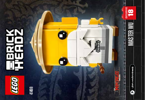 Manual de uso Lego set 41488 Brickheadz Master Wu