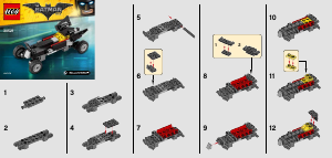 Bedienungsanleitung Lego set 30521 Batman Movie Das mini Batmobile