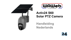 Handleiding WAWeb Activ24 S60 Beveiligingscamera