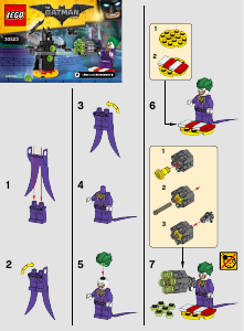 Manual Lego set 30523 Batman Movie The Joker battle training