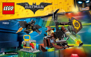 Manual Lego set 70913 Batman Movie Terrível confronto com Scarecrow