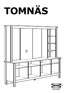 Manual IKEA TOMNAS Comodă TV