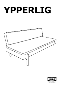 Käyttöohje IKEA YPPERLIG (200x80x85) Vuodesohva