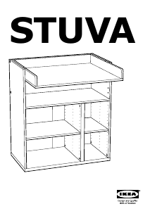 Návod IKEA STUVA Prebaľovací pult