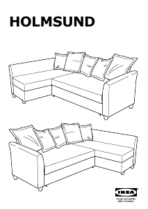 Hướng dẫn sử dụng IKEA HOLMSUND Ghế sofa dài