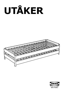 Priročnik IKEA UTAKER Posteljni okvir