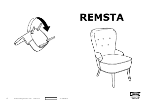 Használati útmutató IKEA REMSTA Karosszék