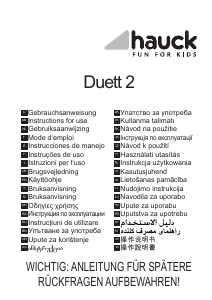 Instrukcja Hauck Duett 2 Wózek