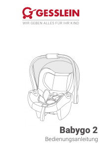 Manual Gesslein Babygo 2 Car Seat
