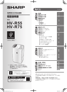 説明書 シャープ HV-R55 加湿器
