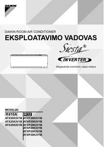 Vadovas Daikin ATXP20K2V1B Oro kondicionierius
