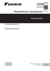 Rokasgrāmata Daikin CTXF25F5V1B Gaisa kondicionētājs