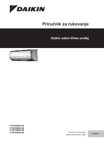 Priručnik Daikin FTXF35E5V1B Klimatizacijski uređaj