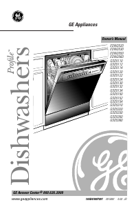 Manual GE GSD5320 Dishwasher