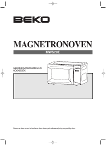 Handleiding BEKO MWS 20 E Magnetron