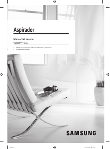 Manual de uso Samsung VS20B75AGR5 Aspirador