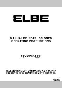 Handleiding Elbe XTV-2208-LED LED televisie
