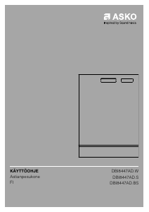 Käyttöohje Asko DBI8447AD.BS Astianpesukone