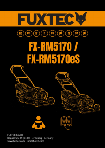 Bruksanvisning Fuxtec FX-RM5170 Gräsklippare