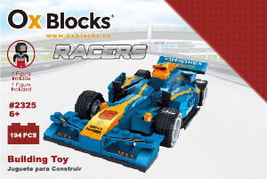 Manual Ox Blocks set 2325 Racers F1 car